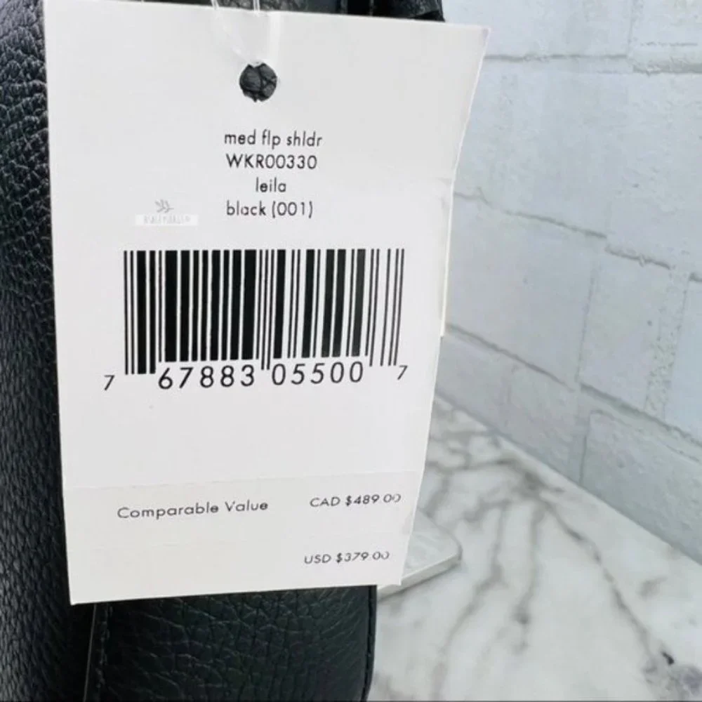 Kate Spade Leila Medium Flap Shoulder Bag Crossbody - Picture 9 of 9